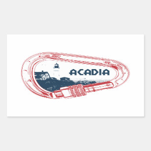 Acadia Climbing Carabiner Sticker