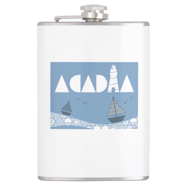 Acadia Hip Flask (Front)