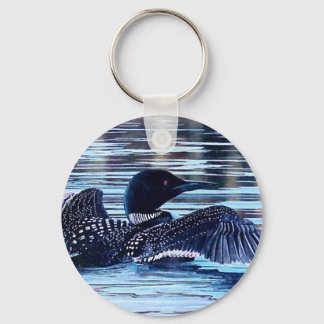Acadia Loon Keychain