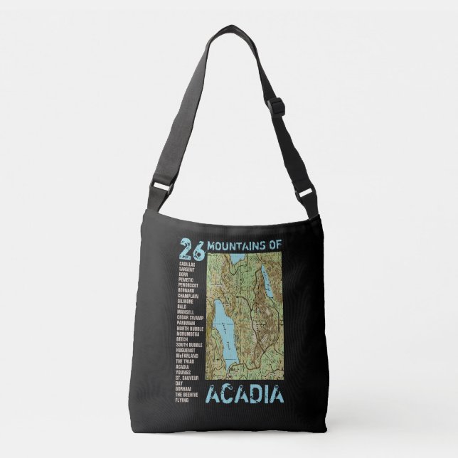 ACADIA MAP CROSSBODY BAG (Front)