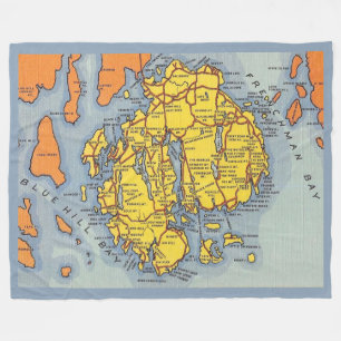 Acadia - Mt Desert Island  Fleece Blanket