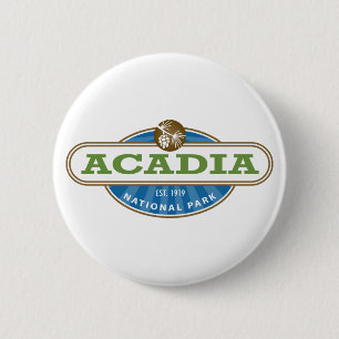 Acadia National Park 2 Inch Round Button