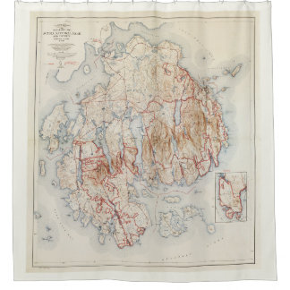 Acadia National Park and Vicinity Vintage Map