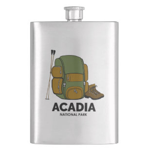 Acadia National Park Backpack Hip Flask