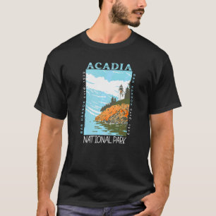 Acadia National Park Bar Harbor Maine Vintage T-Shirt