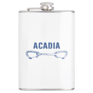 Acadia National Park Climbing Quickdraw Hip Flask