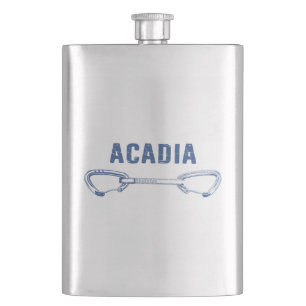 Acadia National Park Climbing Quickdraw Hip Flask