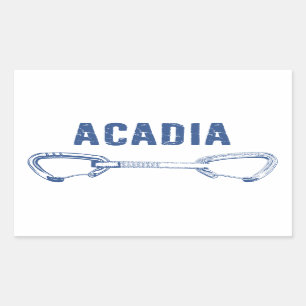 Acadia National Park Climbing Quickdraw Sticker