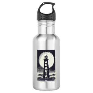 Acadia National Park Lighthouse Moon 532 Ml Water Bottle