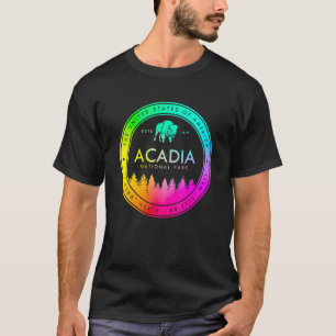 Acadia National Park  Maine Emblem Souvenirs T-Shirt