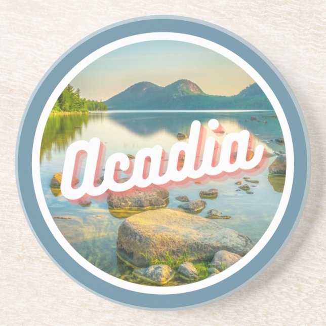 Acadia National Park Maine Landscape Photography A Coaster (Front)