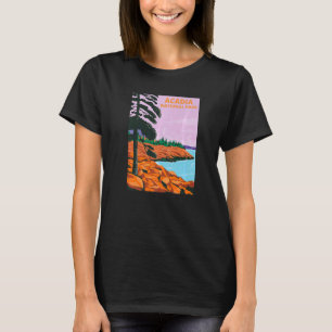 Acadia National Park Maine Mount Desert Island   T-Shirt