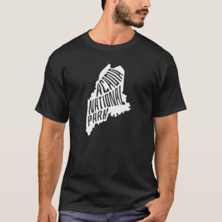 Acadia National Park, Maine Outline - Travel T-Shirt