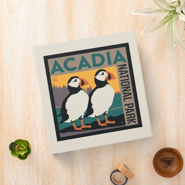 Acadia National Park, Maine | Puffins Binder (In Situ)