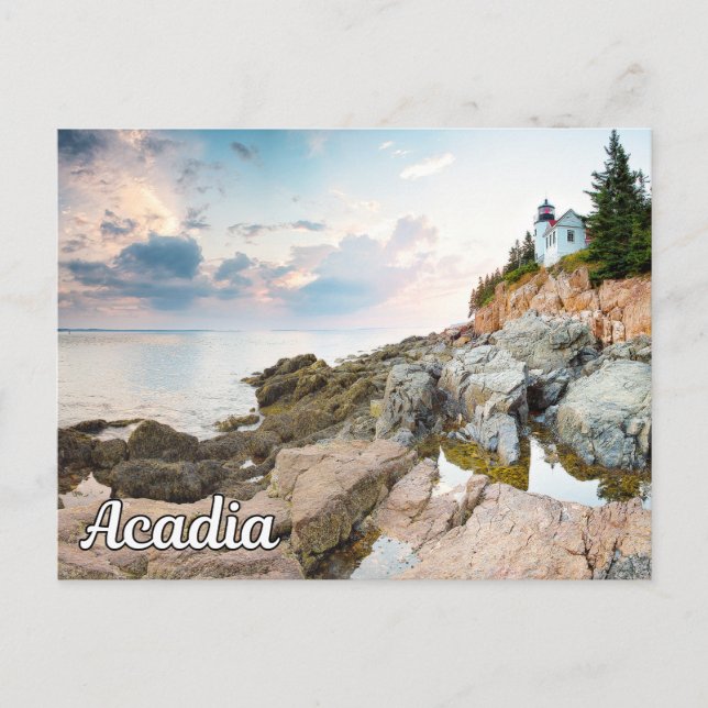 Acadia National Park, Maine, USA Holiday Postcard (Front)