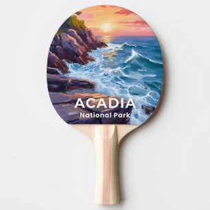 Acadia National Park Otter Cliffs Maine Travel Ping Pong Paddle
