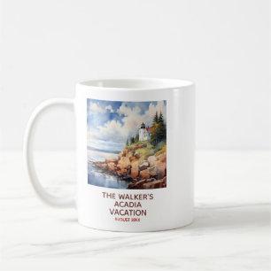 Acadia National Park - Park Bass Harbour Lighthous Coffee Mug