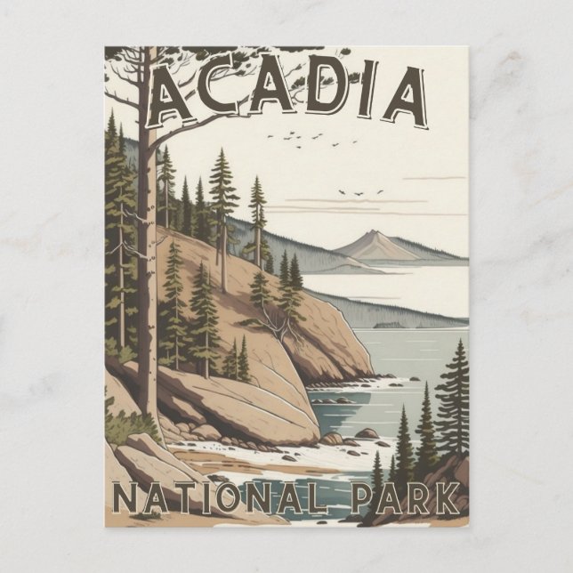 Acadia National Park Postcard (Front)