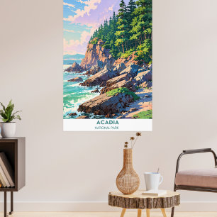 Acadia National Park Poster