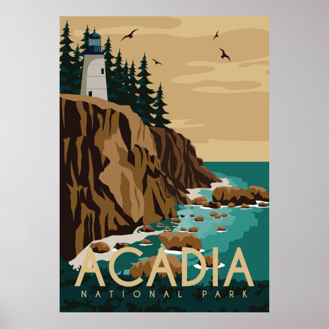 Acadia National Park Poster (Front)