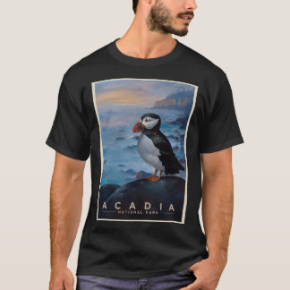 Acadia National Park Puffin   T-Shirt