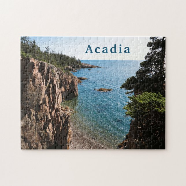 Acadia National Park Ravens Nest Maine Jigsaw Puzzle (Horizontal)
