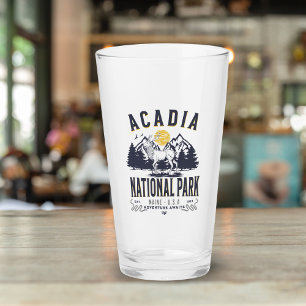 Acadia National Park Rustic Landscape Glass