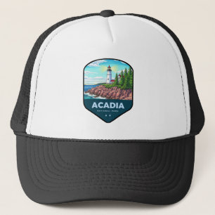Acadia National Park Shield Trucker Hat