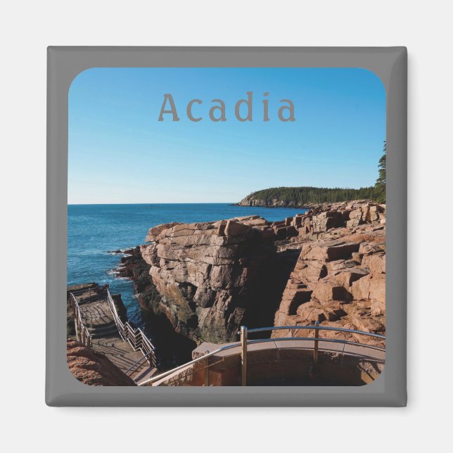 Acadia National Park Thunder Hole MDI Maine Magnet (Front)