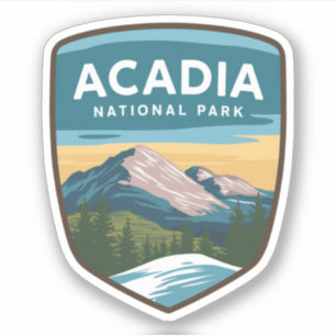 Acadia National Park Travel Badge 