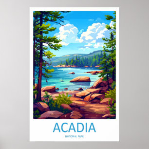 Acadia National Park Travel Print Wall Art Acadia