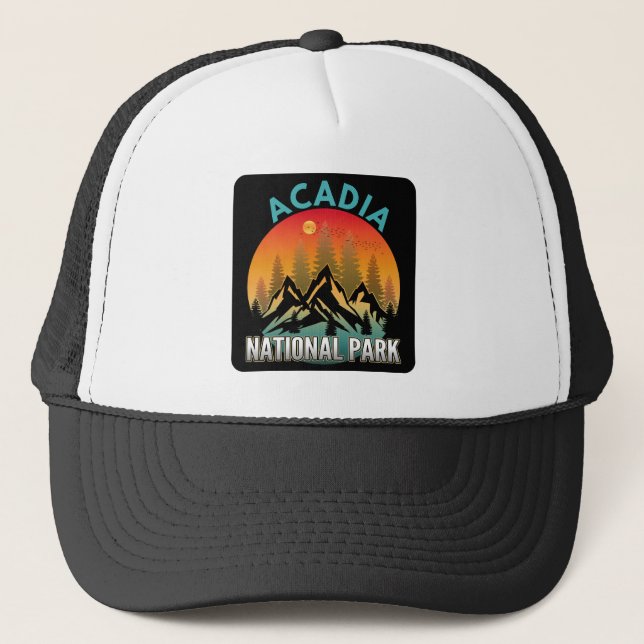 Acadia National Park  Trucker Hat (Front)