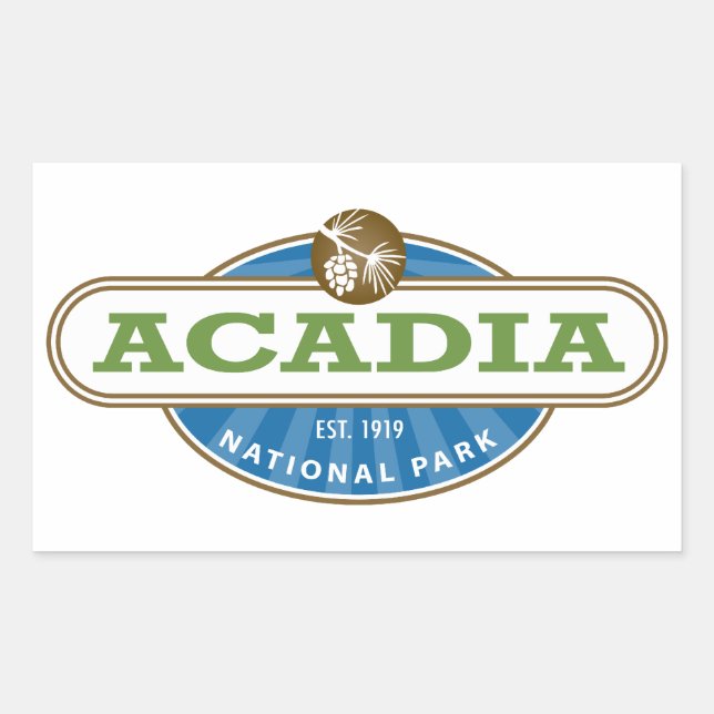 Acadia National Park USA Sticker (Front)