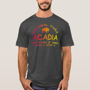 Acadia National Park Vintage Souvenir Maine ME T-Shirt