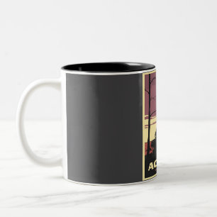 ACADIA National Park Vintage Travel Two-Tone Coffee Mug