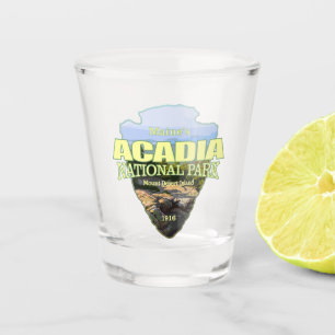 Acadia NP (arrowhead) Shot Glass