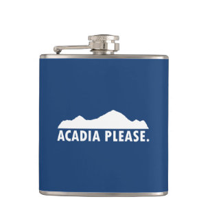 Acadia Please Hip Flask