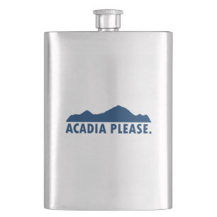 Acadia Please Hip Flask
