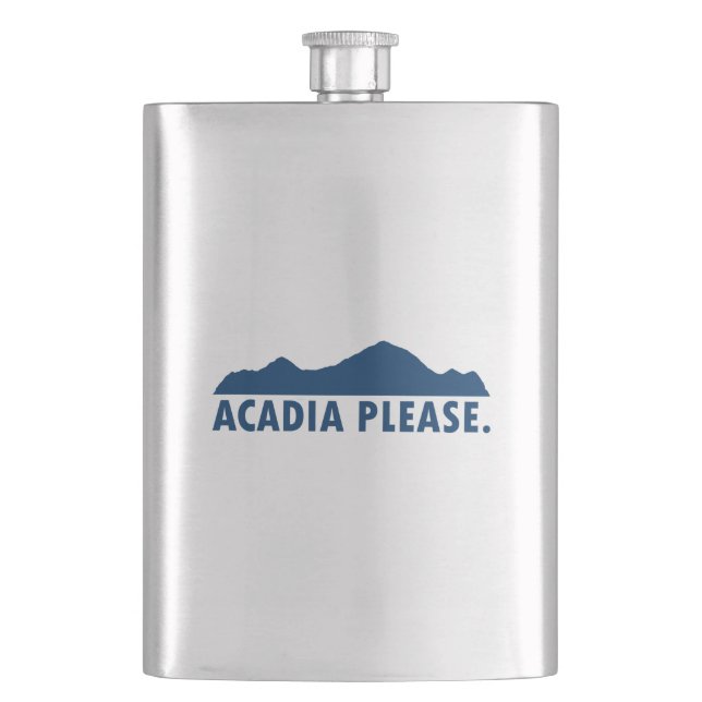 Acadia Please Hip Flask (Front)