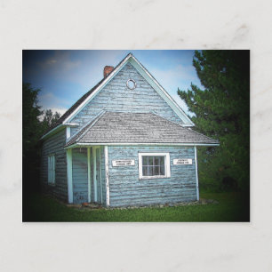Acadian Schoolhouse Postcard