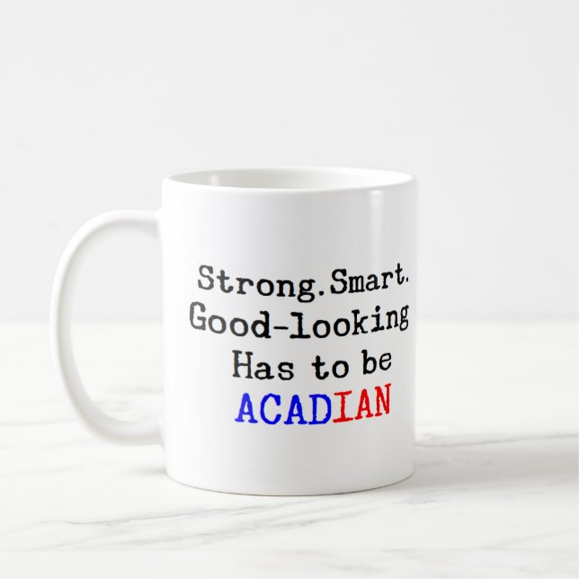 acadian strong coffee mug (Left)