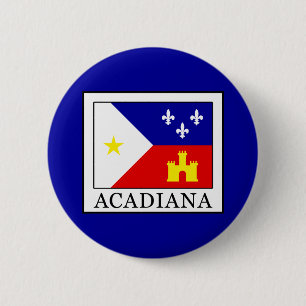 Acadiana 2 Inch Round Button