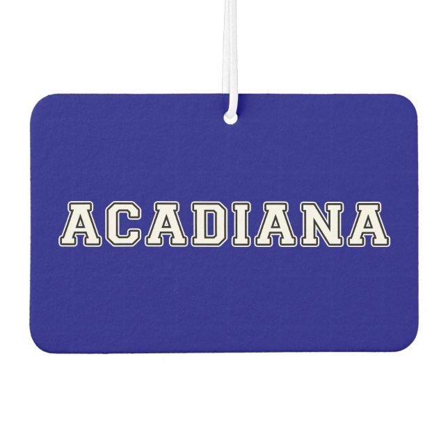 Acadiana Air Freshener (Front)
