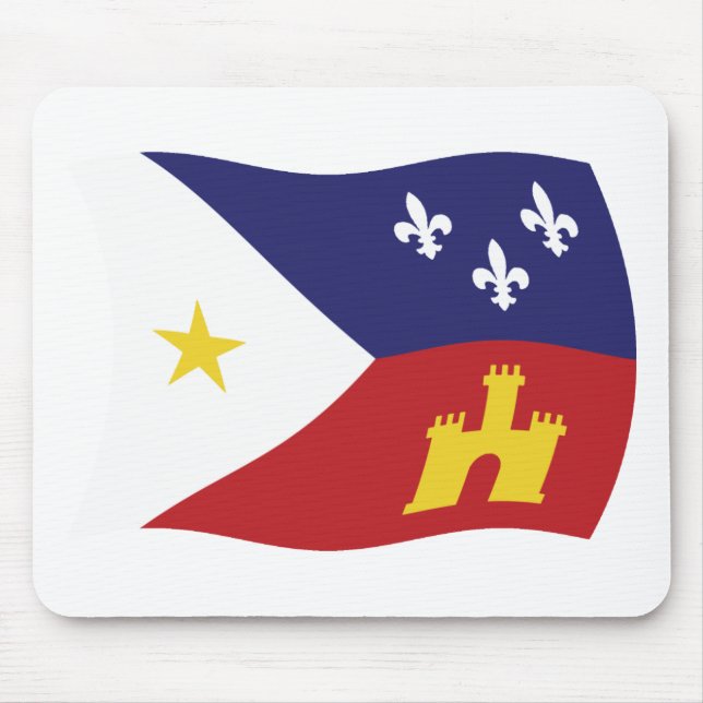 Acadiana Flag Mousepad (Front)