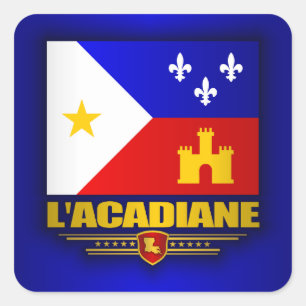 Acadiana Pride Square Sticker