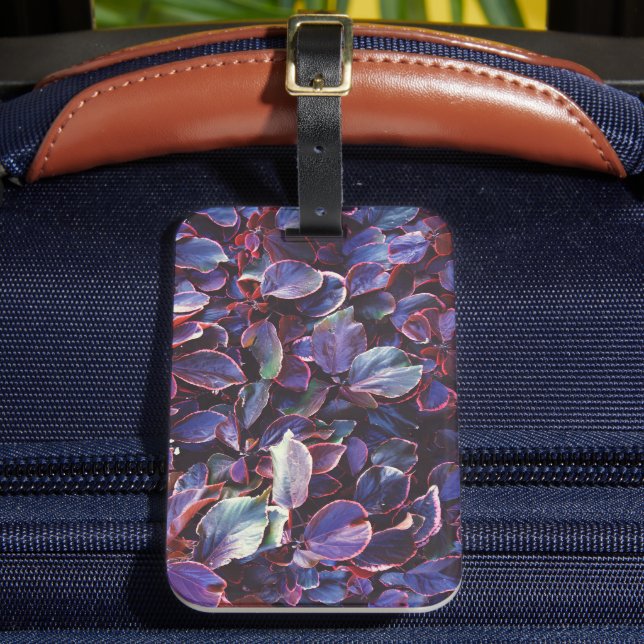 Acalypha Wilkesiana Luggage Tag (Front Insitu 2)