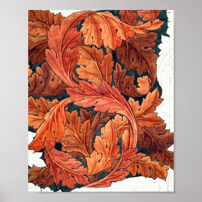 Acanthus (1879-1881) By William Morris Poster (Front)