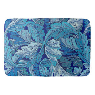 Acanthus Blue Bath Mat