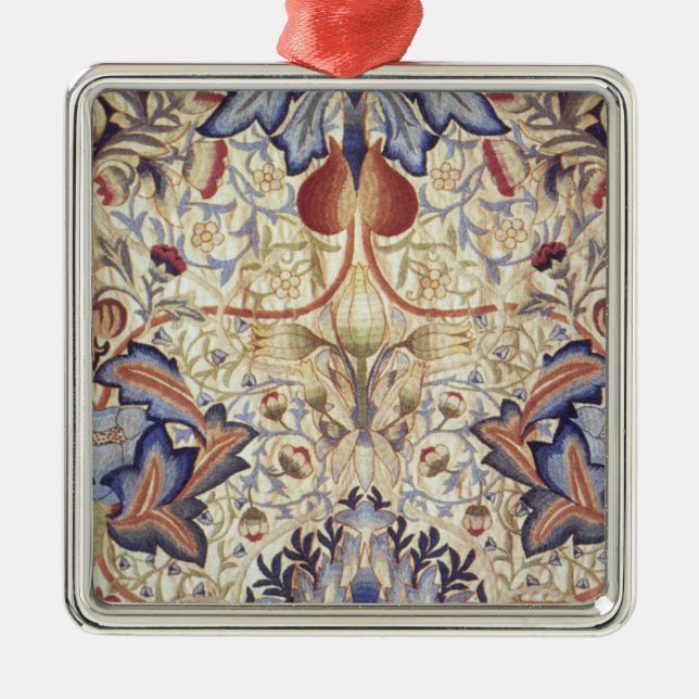 Acanthus (by William Morris) Ceramic Ornament (Front)