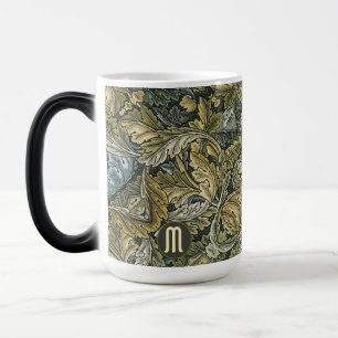 Acanthus by William Morris Monogram Floral Magic Mug